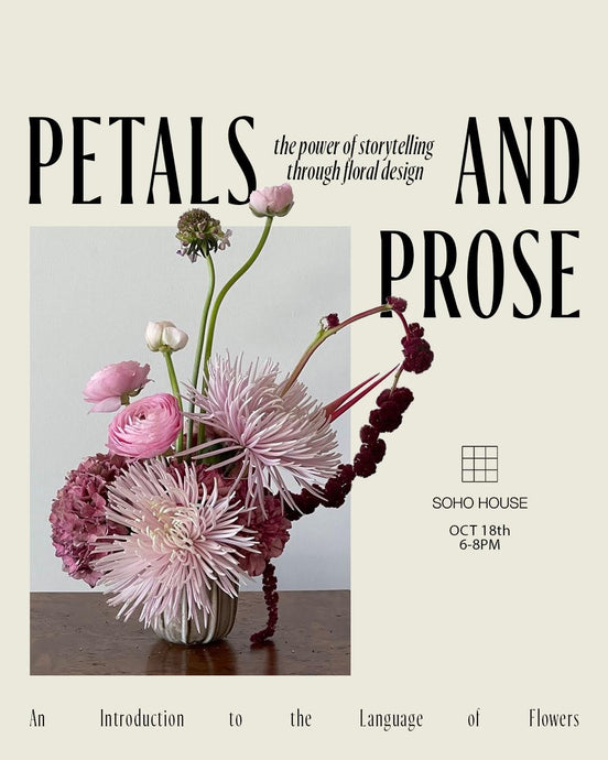 Petals & Prose with Aris Floral
